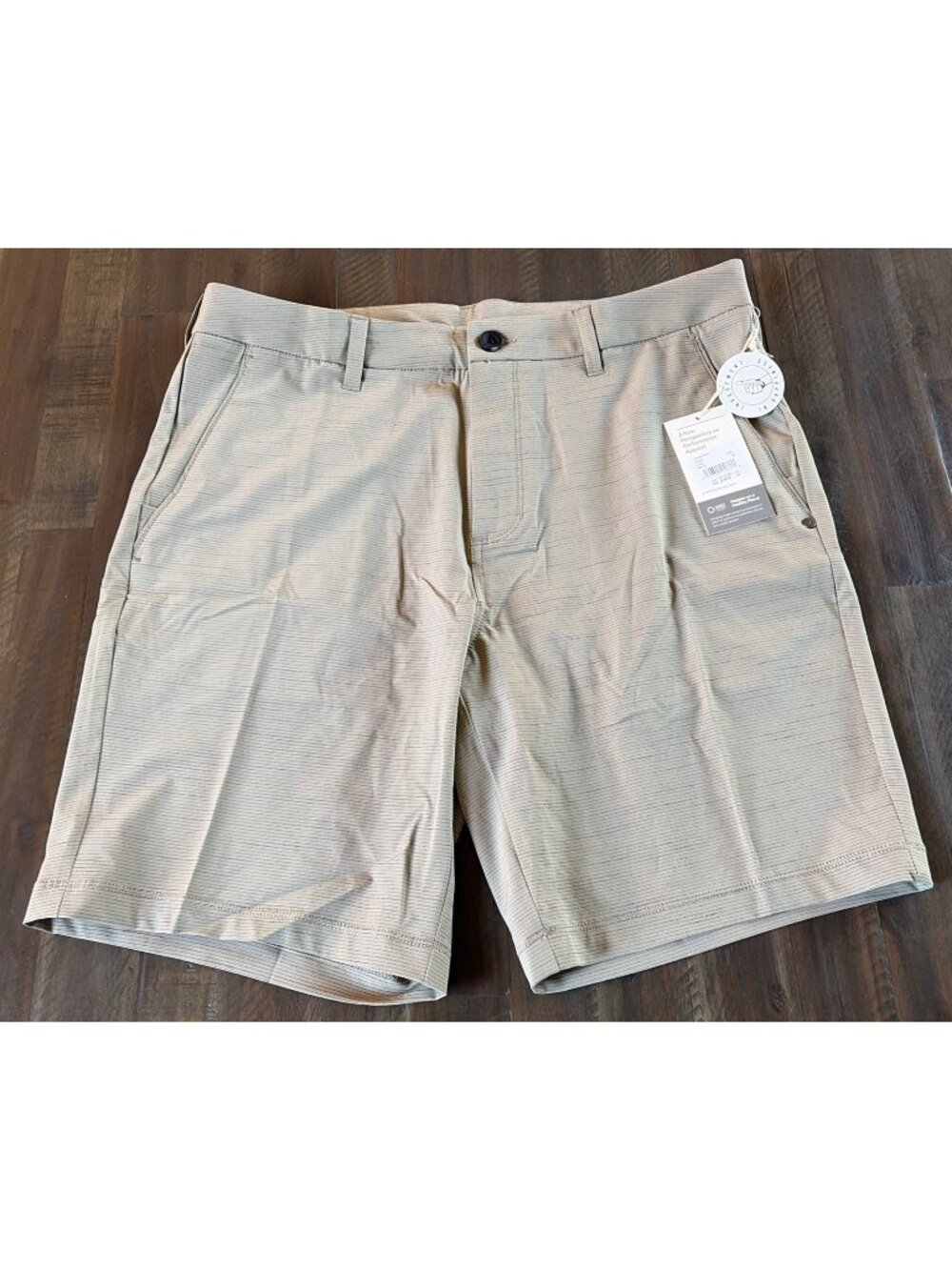 Vuori Pebble Short 33 Gravel Gray Golf Chino Stretch Performance V399 NWT